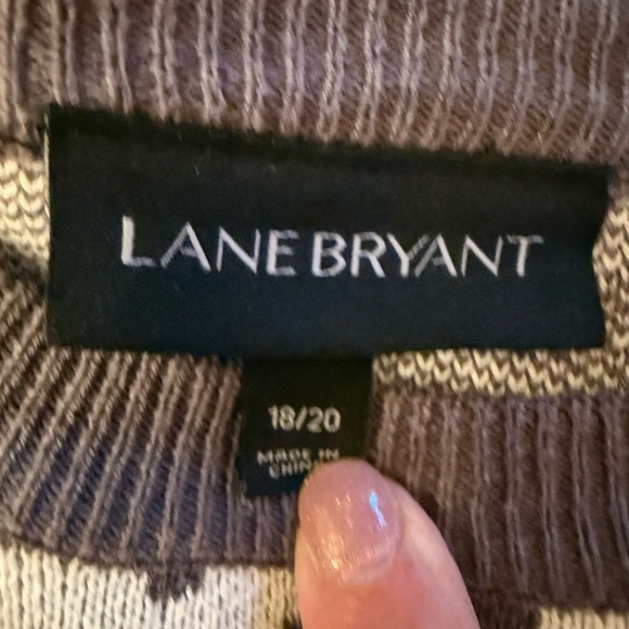 NWOT - Lane Bryant Leopard Print Crewneck Sweater - Picture 2 of 4